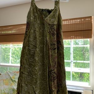 Green Patterned Sundress
